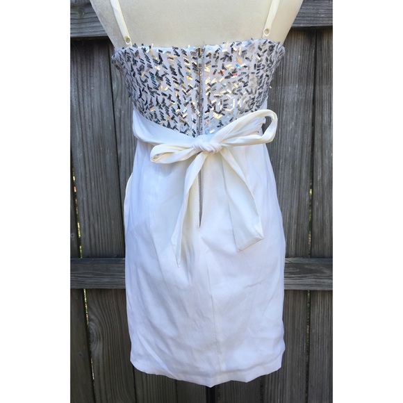 Jodi Kristopher White,Silver Sequin Dress - Picture 3 of 8